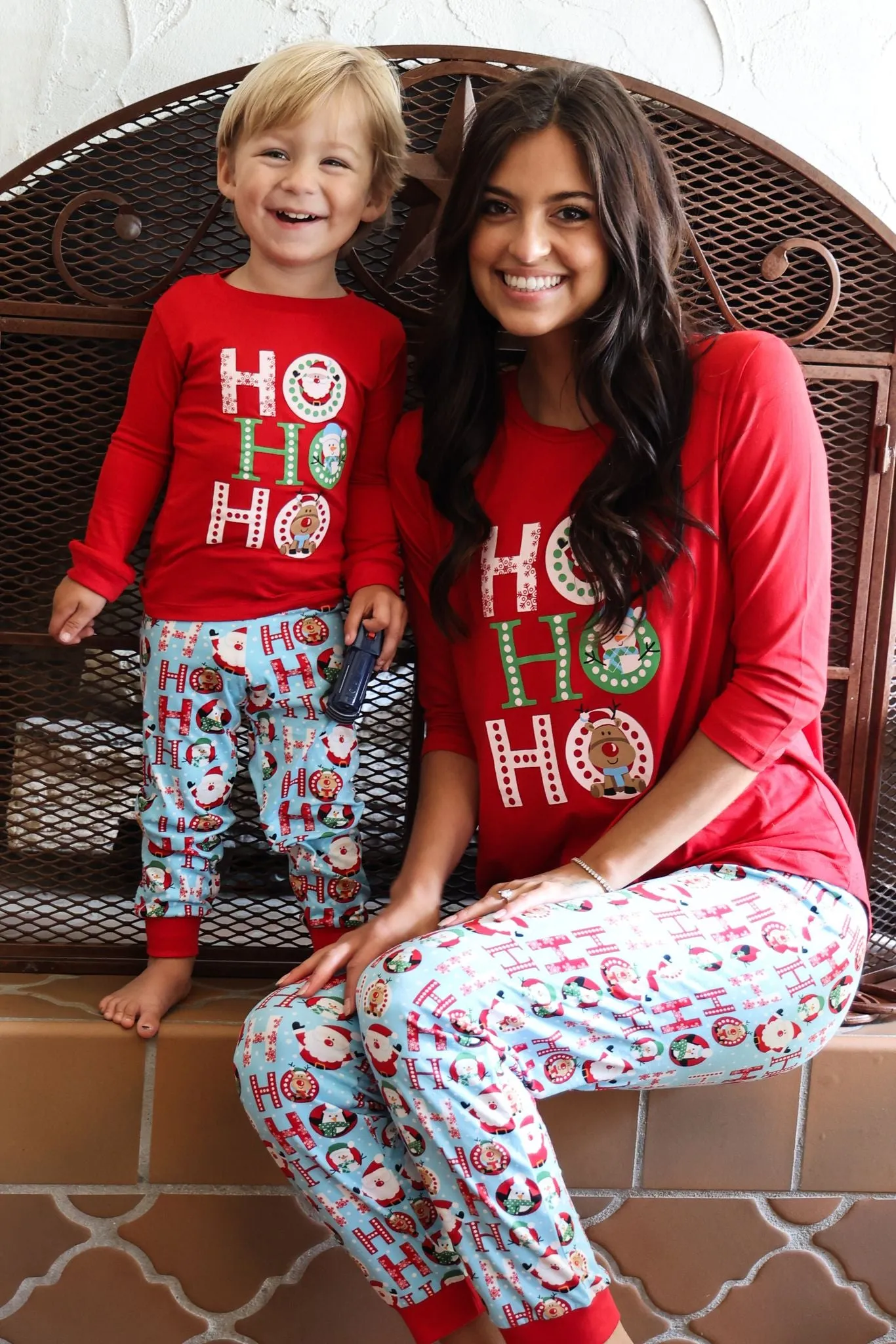 Amanda Blu & Co Christmas Ho Ho Ho Ladies Pajama Jogger Set