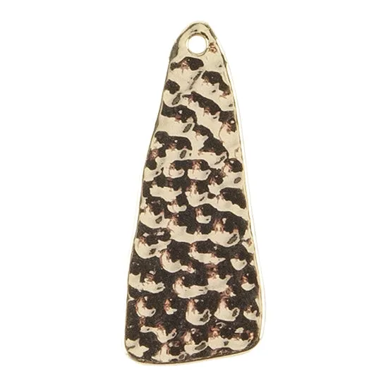 Brass Pendants - Triangle - 18K Gold Plated - Pkg/4
