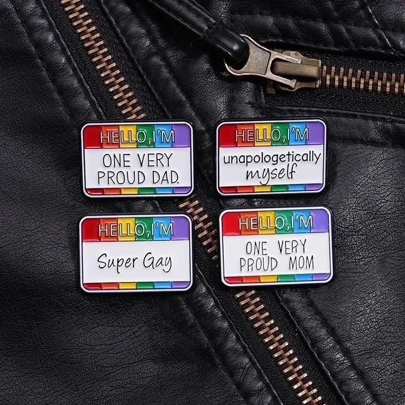 Cartoon Style Modern Style Letter Alloy Plating Kid's Brooches