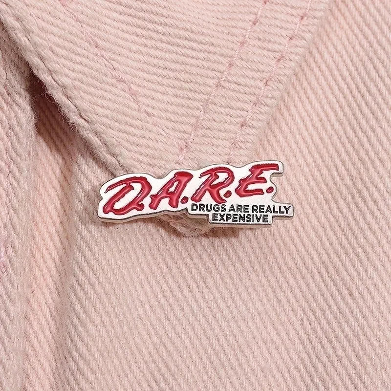 Cartoon Style Modern Style Letter Alloy Stoving Varnish Plating Unisex Brooches
