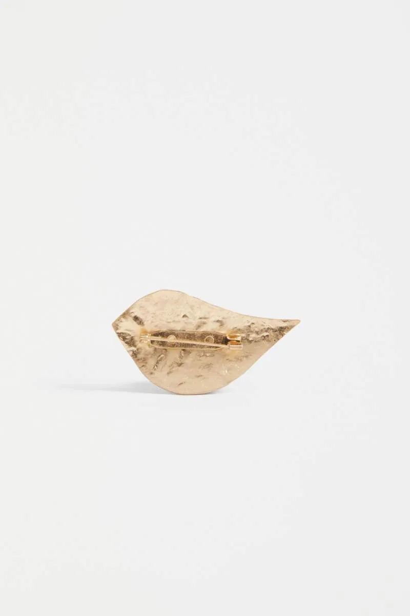 Elk the Label Textured Bird Brooch