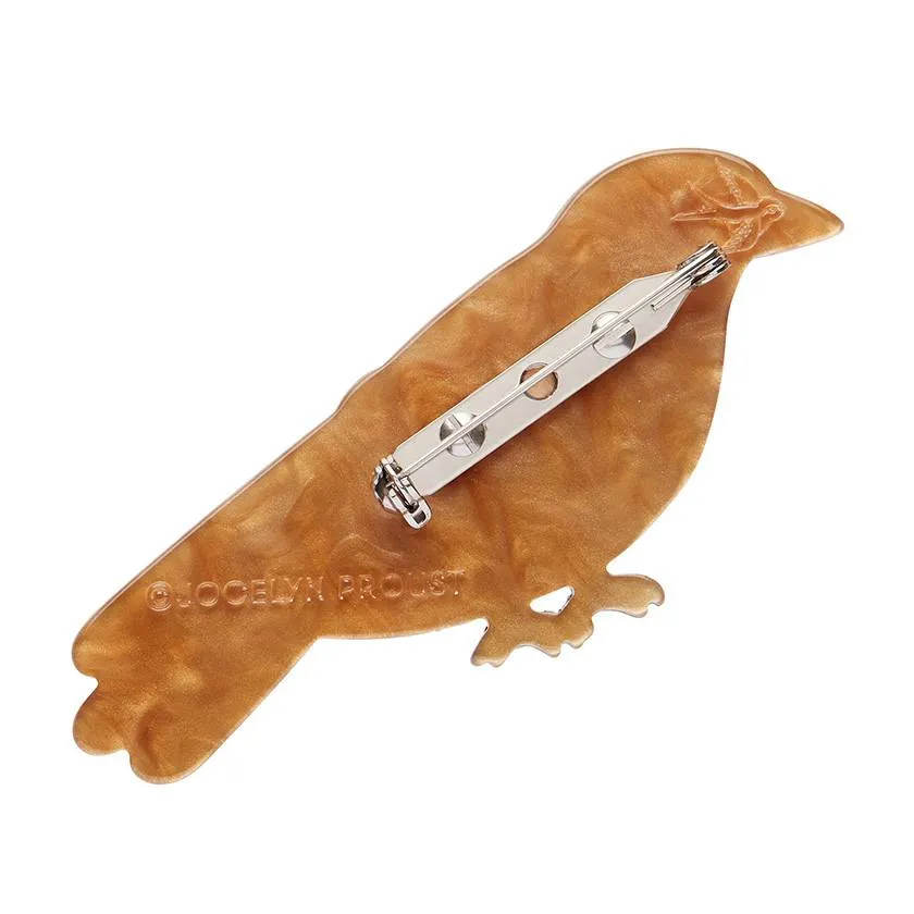Erstwilder Go for Goldfinch Brooch