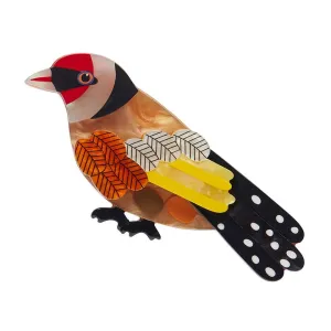 Erstwilder Go for Goldfinch Brooch