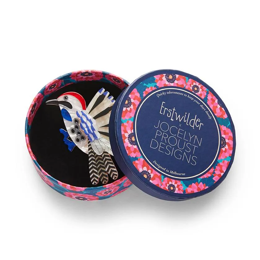 Erstwilder Wondrous Woodpecker Brooch