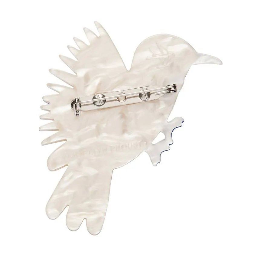 Erstwilder Wondrous Woodpecker Brooch