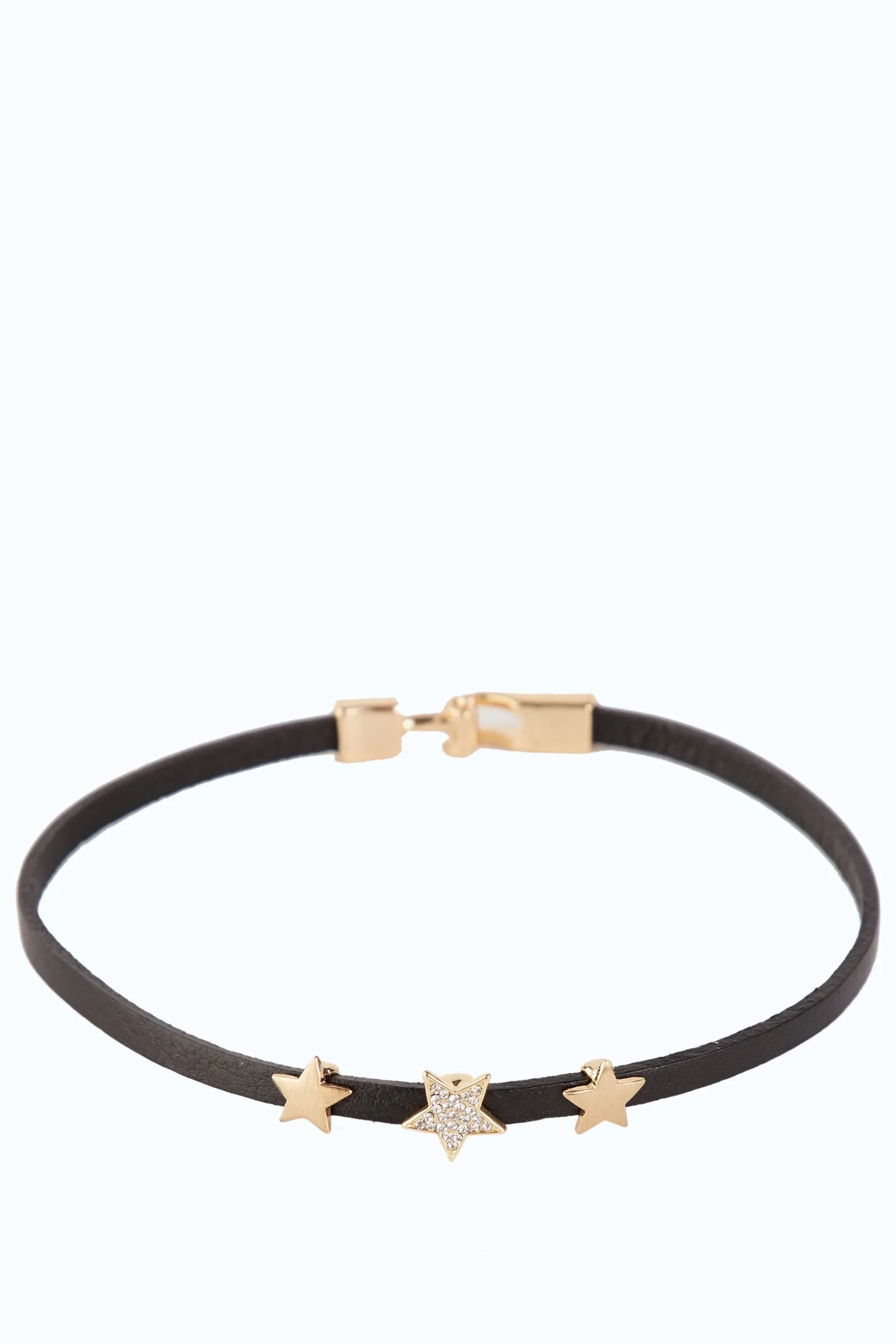 Gold Three Star Choker