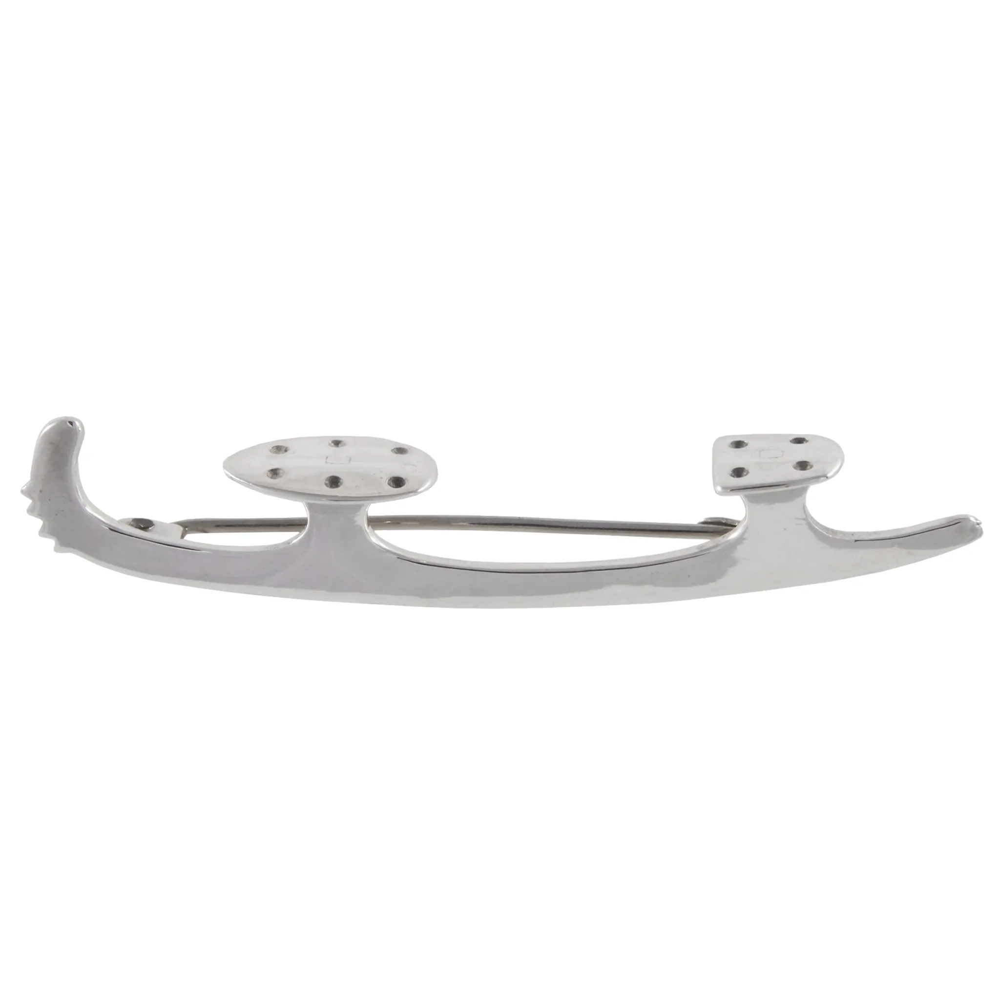 Ice Skate Brooch