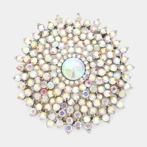 iLLASPARKZ Glass Crystal Bubble Pin Brooch