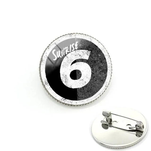 Korean Day6 Badges Brooch Remember Us Youth JAE SUNGJIN Photo Glass Cabochon Metal Pin Brooches Fans Gift DAY19