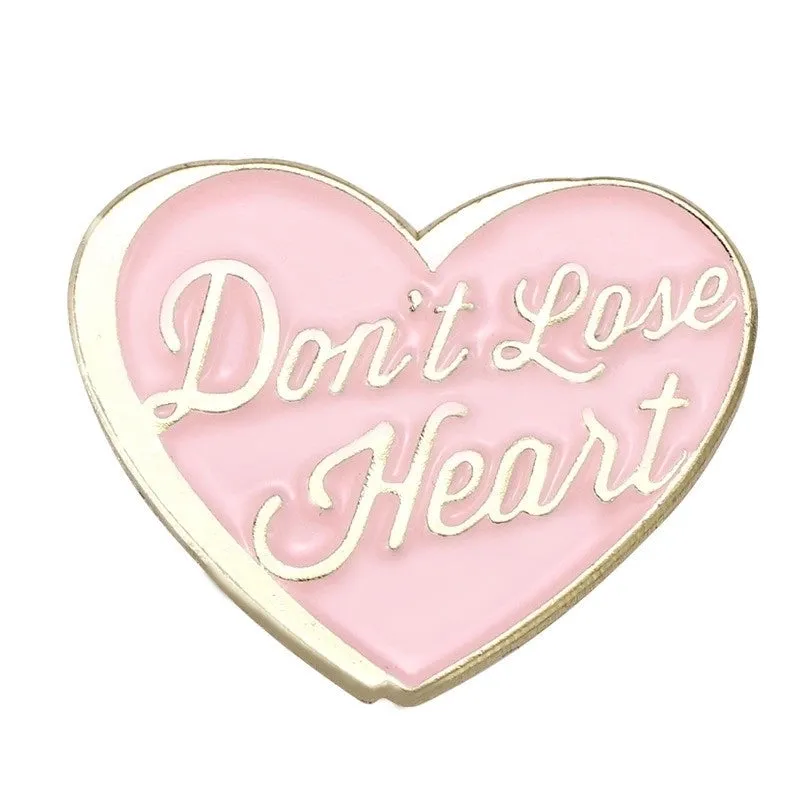 Punk Cowboy Style Modern Style Letter Heart Shape Skull Alloy Stamping Stoving Varnish Plating Kid's Couple Unisex Brooches